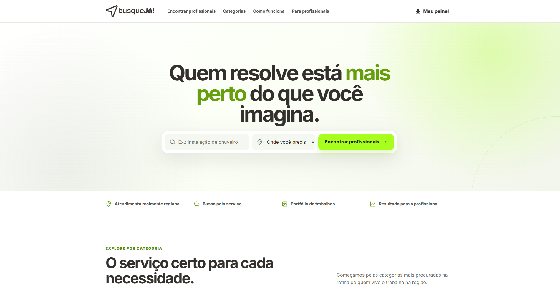 BusqueJá — Busca regional no desktop