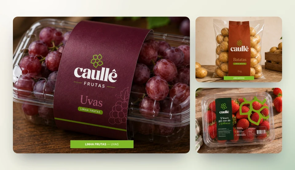 Caullê · Embalagens — embalagens da linha