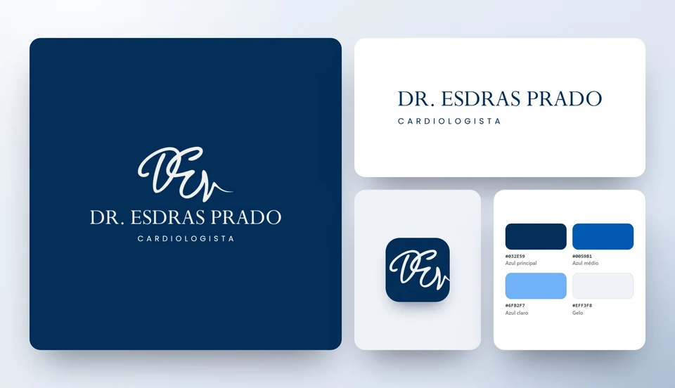 Dr. Esdras Prado · Marca — marca e aplicação