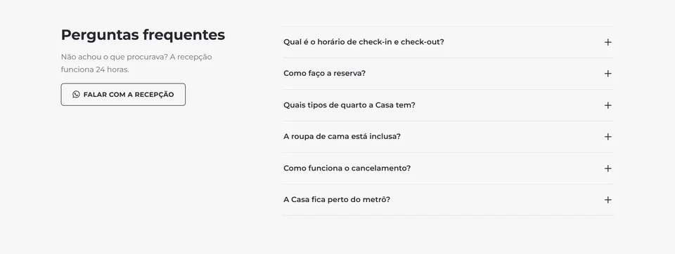 Casa EcoTrips — Perguntas frequentes