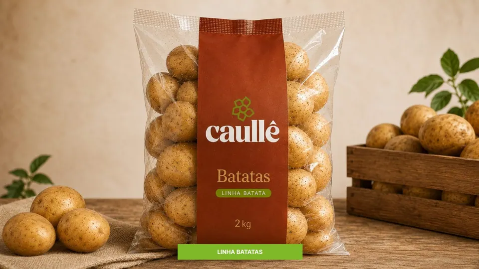 Caullê · Embalagens — Linha batatas