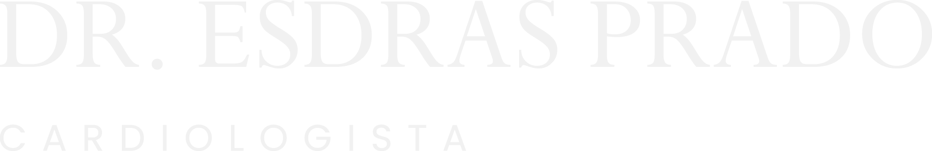 Dr. Esdras Prado · Marca — Assinatura original