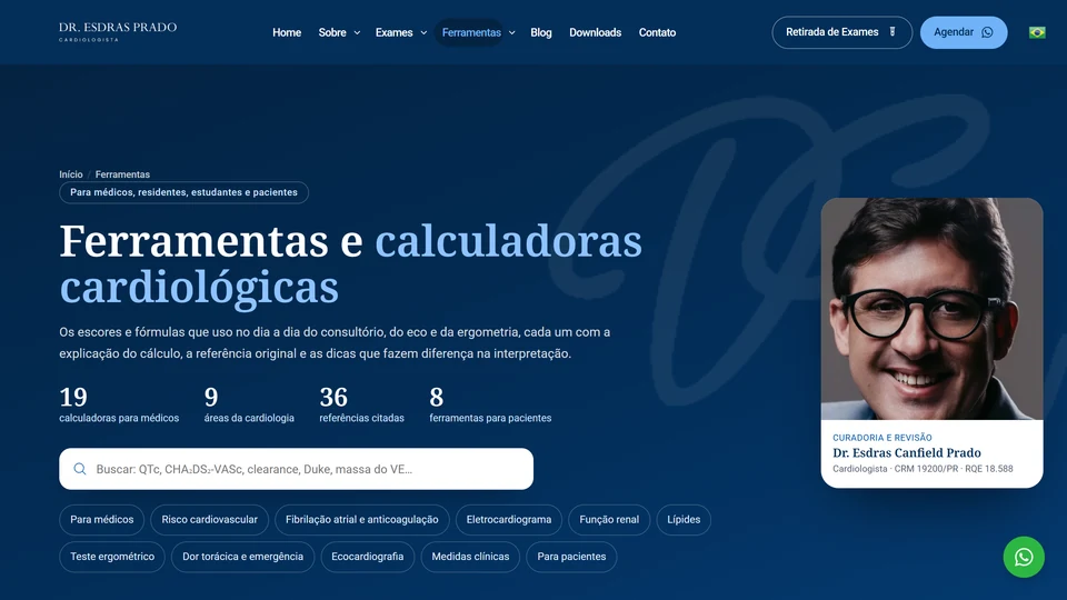 Dr. Esdras Prado — Central de ferramentas · desktop