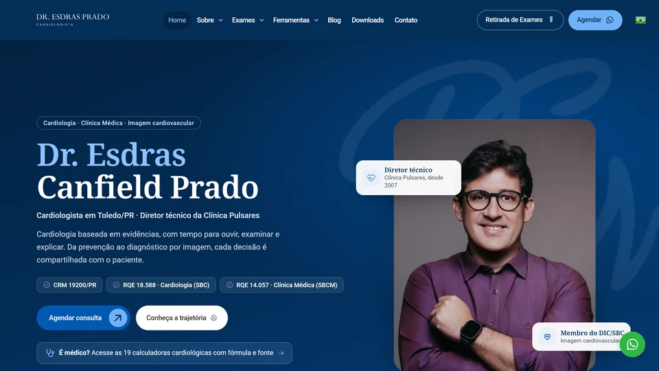 Dr. Esdras Prado — Página inicial · desktop