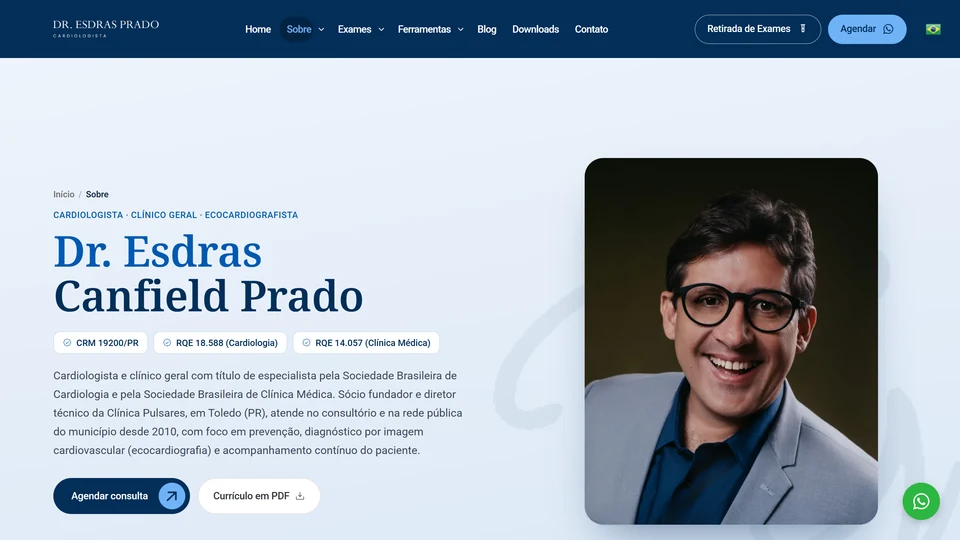 Dr. Esdras Prado — Sobre o Dr. Esdras · desktop