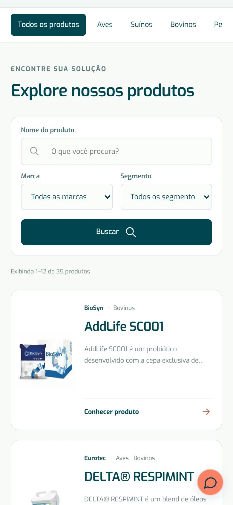 Havenza — Catálogo com filtros · mobile
