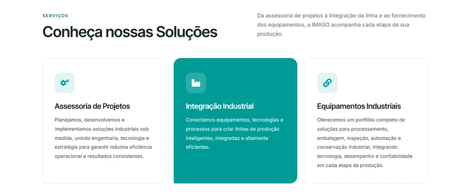 IMASO — Três serviços