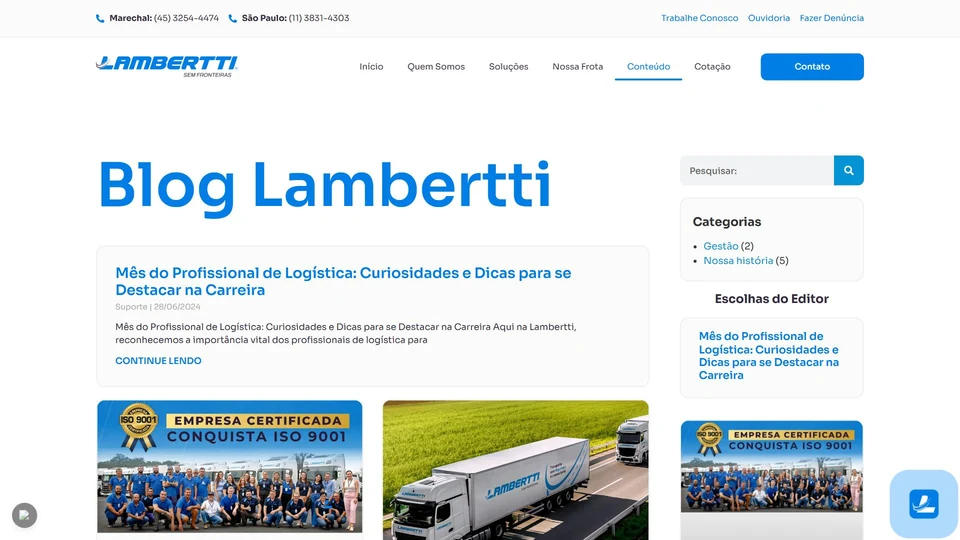 Lambertti Logística — Blog Lambertti · desktop