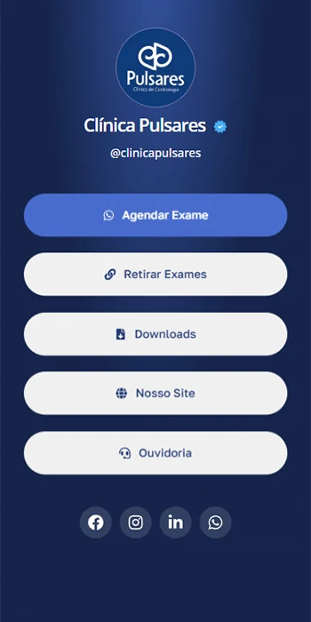 Link page for Clínica Pulsares