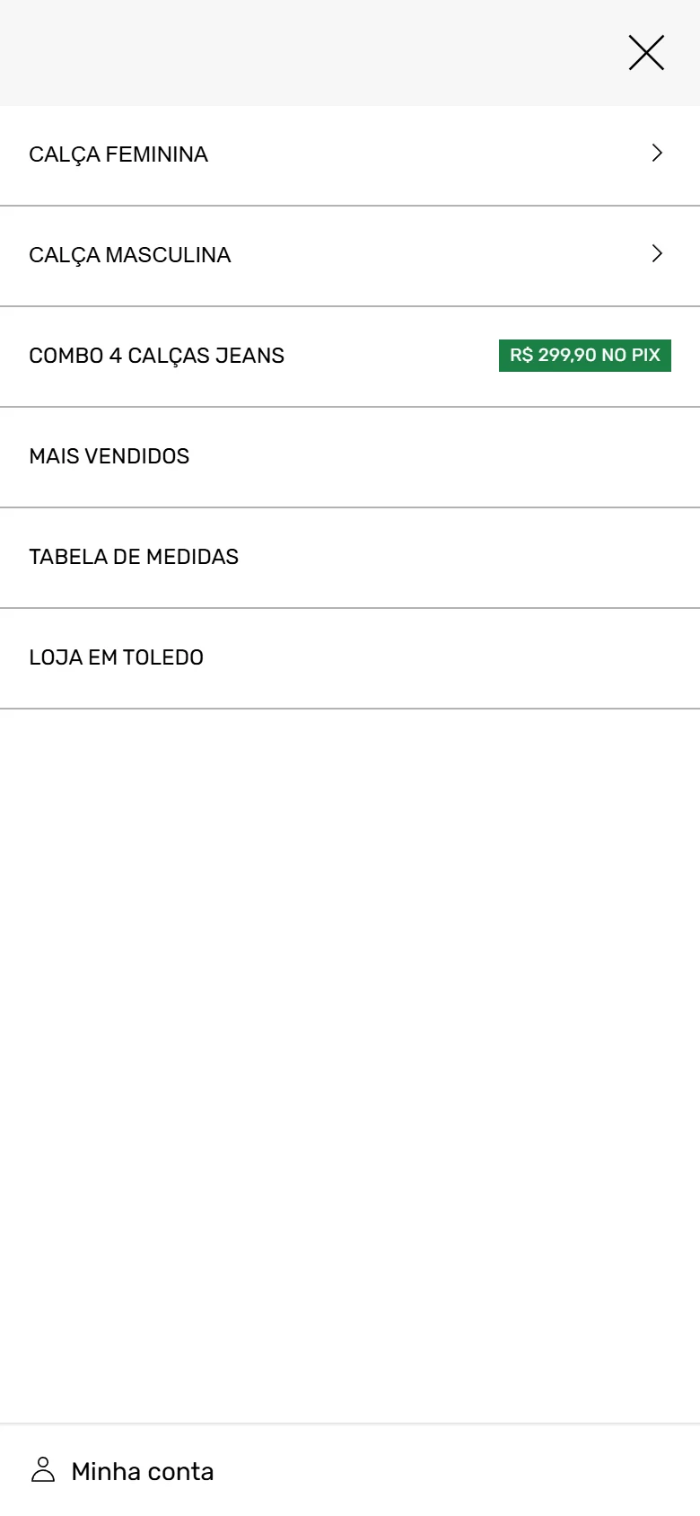 Mundo Country — Menu · mobile