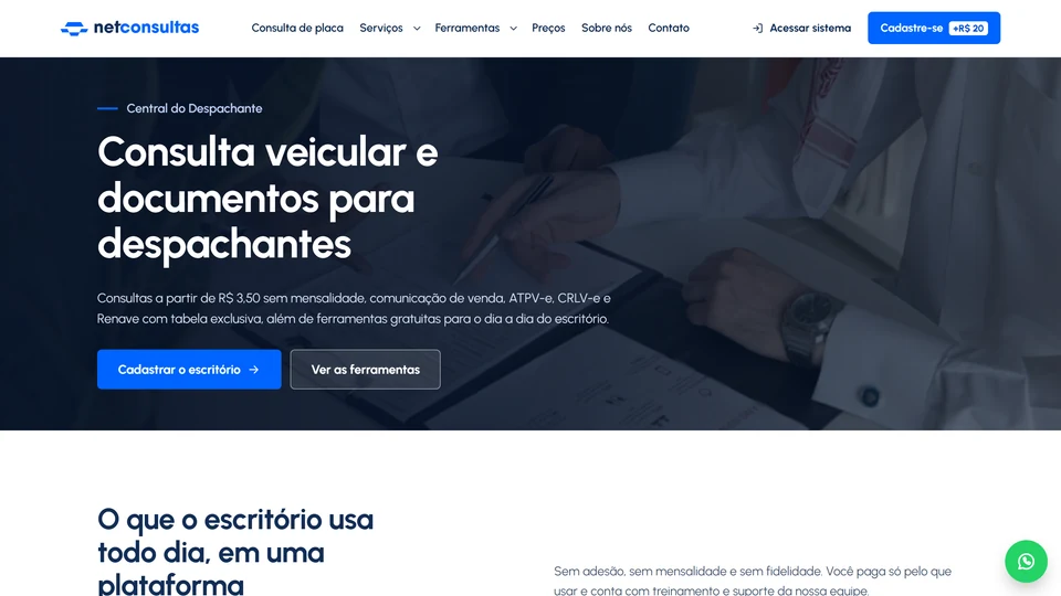 Net Consultas — Despachantes · desktop