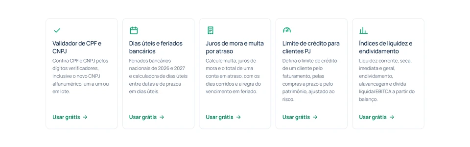 NET Risk — Ferramentas grátis