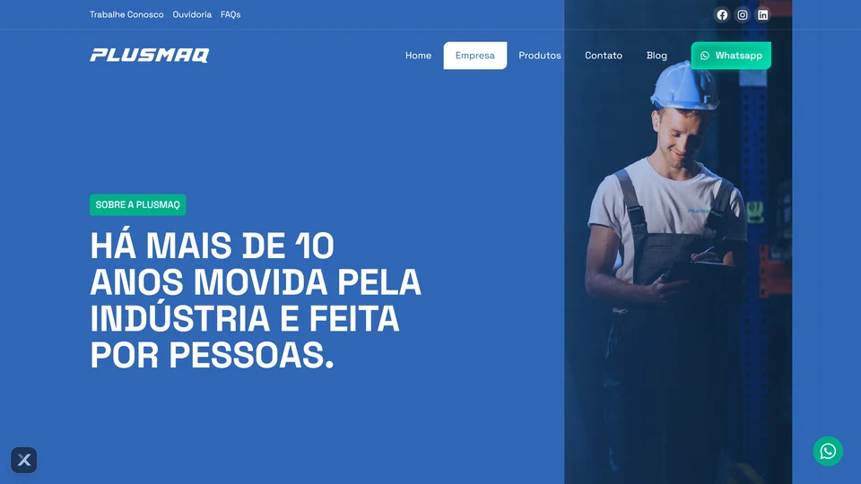Plusmaq — Empresa · desktop