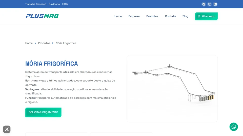 Plusmaq — Nória Frigorífica · desktop