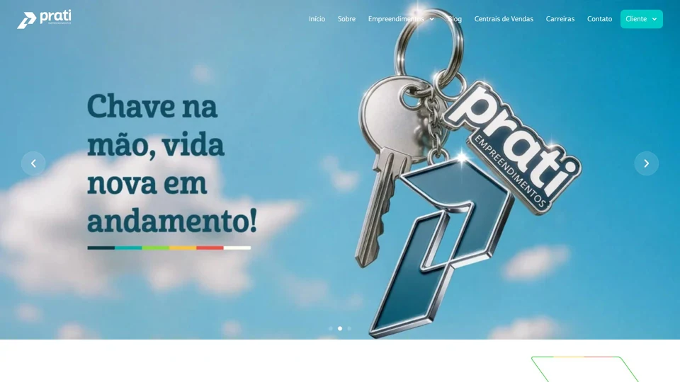 Prati Empreendimentos — Página inicial · desktop