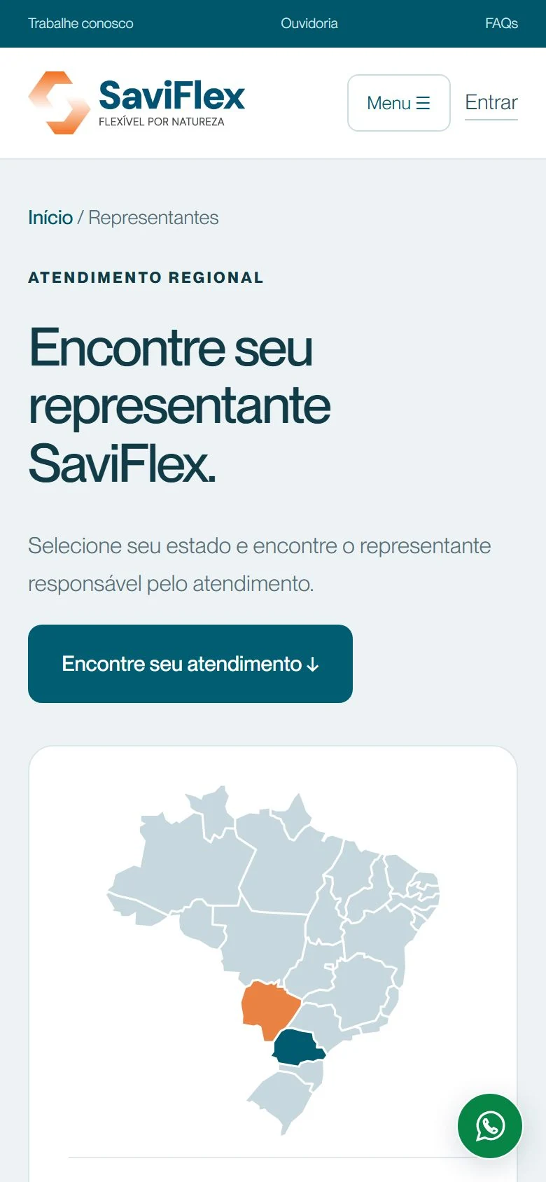 SaviFlex — Representantes · mobile