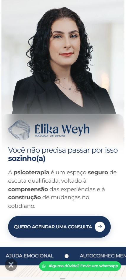 Élika Weyh — versão mobile