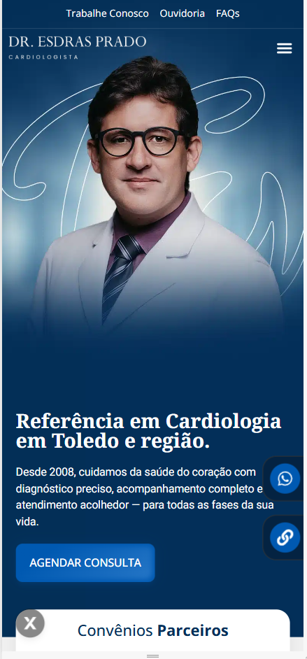 Dr. Esdras Prado — versão mobile
